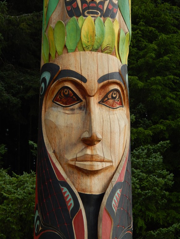 Totem pole, Sitka National Historical Park, Sitka, Alaska, August 2014