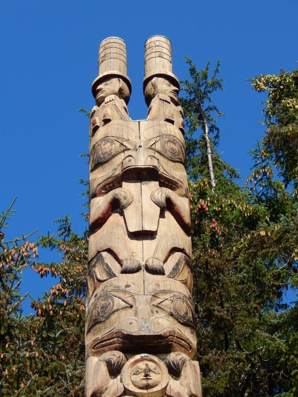 Totem pole, Sitka National Historical Park, Sitka, Alaska, August 2014